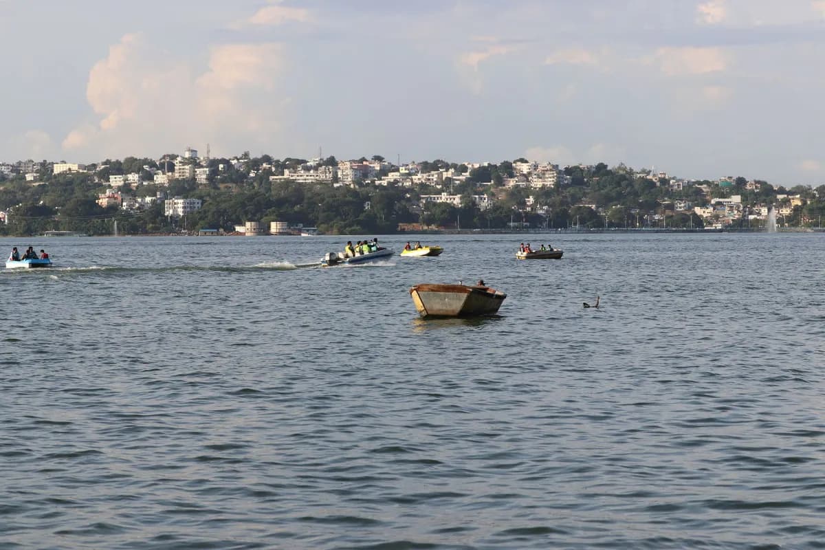 Upper Lake in Bhopal, India